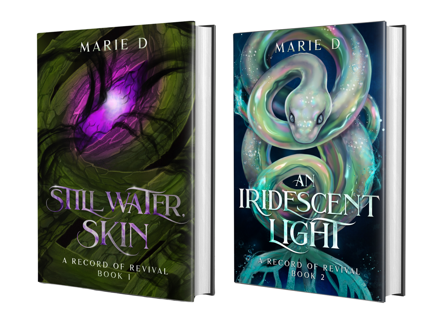 Covers of Still Water, Skin and An Iridescent Light Covers of Still Water, Skin and An Iridescent Light